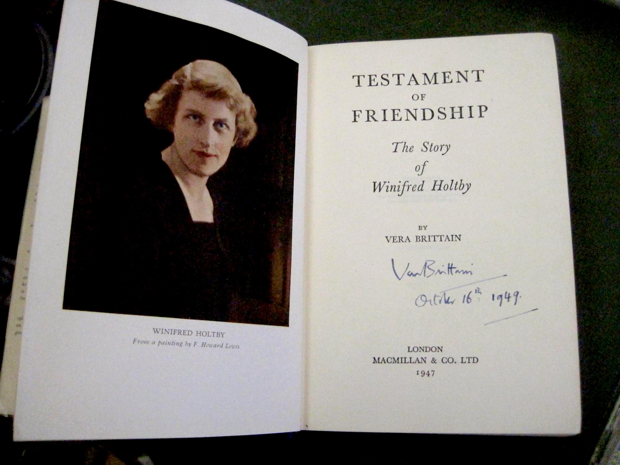 Biografia da escritora e enfermeira de guerra, Vera Brittain - blog de psicologia Melkberg - Vera Brittain - Edward Britin - guerra - Primeira Guerra Mundial - Roland Leighton - Testament of Youth - VAD - Winifred Holtby - George Catlin