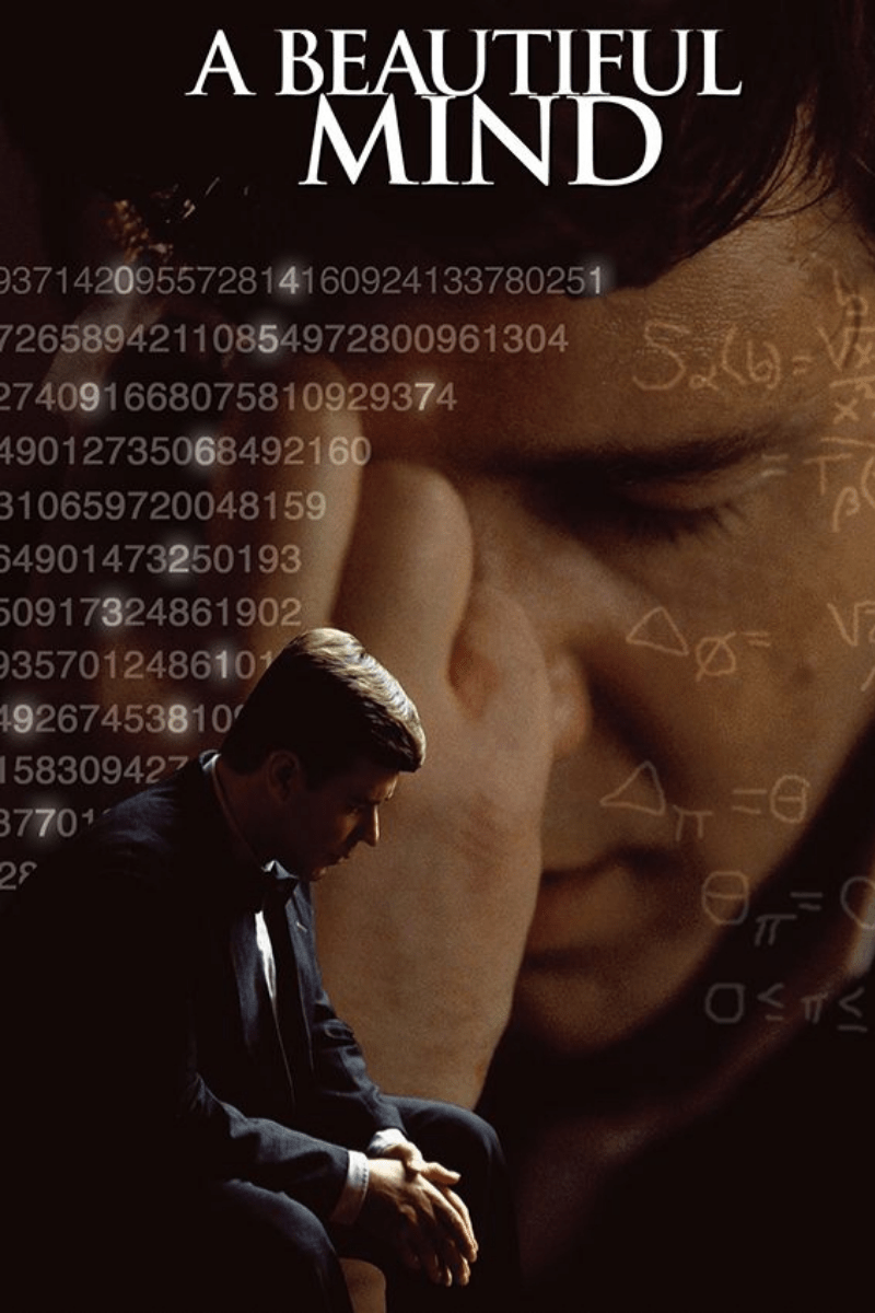 Uma Mente Brilhante: Filme Sobre John Nash E A Esquizofrenia - blog de psicologia Melkberg - esquizofrenia - John Nash - mente - matemático - transtorno mental - terapia por choque insulínico - sombra - tratamento - uma mente brilhante - filme